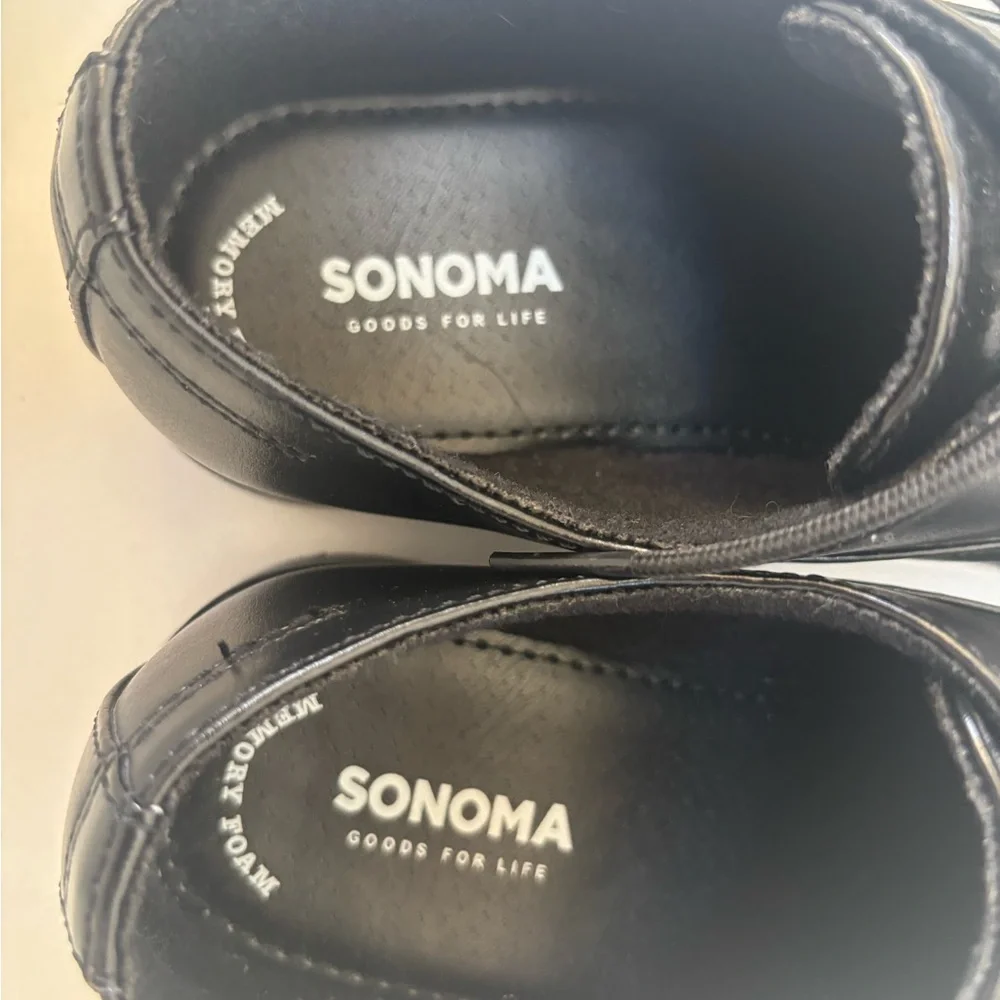 Sonoma Boys Black Oxfords Size 2